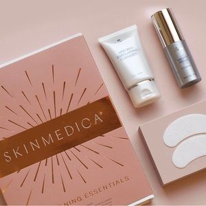 SkinMedica Gift Set / Kit; eye cream, eye mask, cleanser
